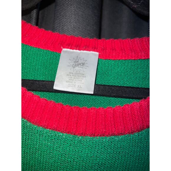 Ugly Christmas Sweater Xmas Size XL Grinch - Picture 2 of 3